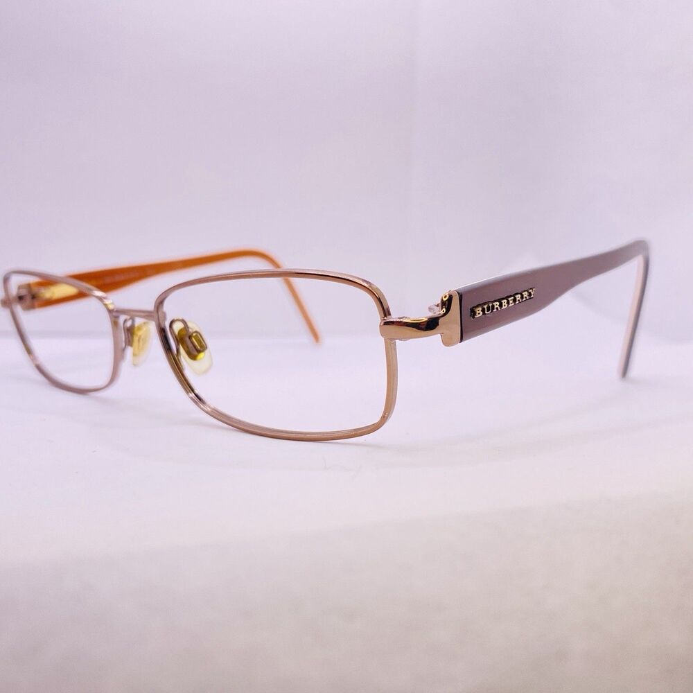 Burberry Eyeglasses Frames Authentic B 1066 1016 52 [] 17 135 Bronze Beige